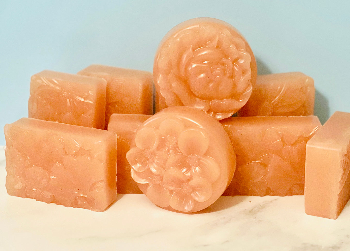 Summer Citrus Pink Clay GlycerinOrganic Soap
