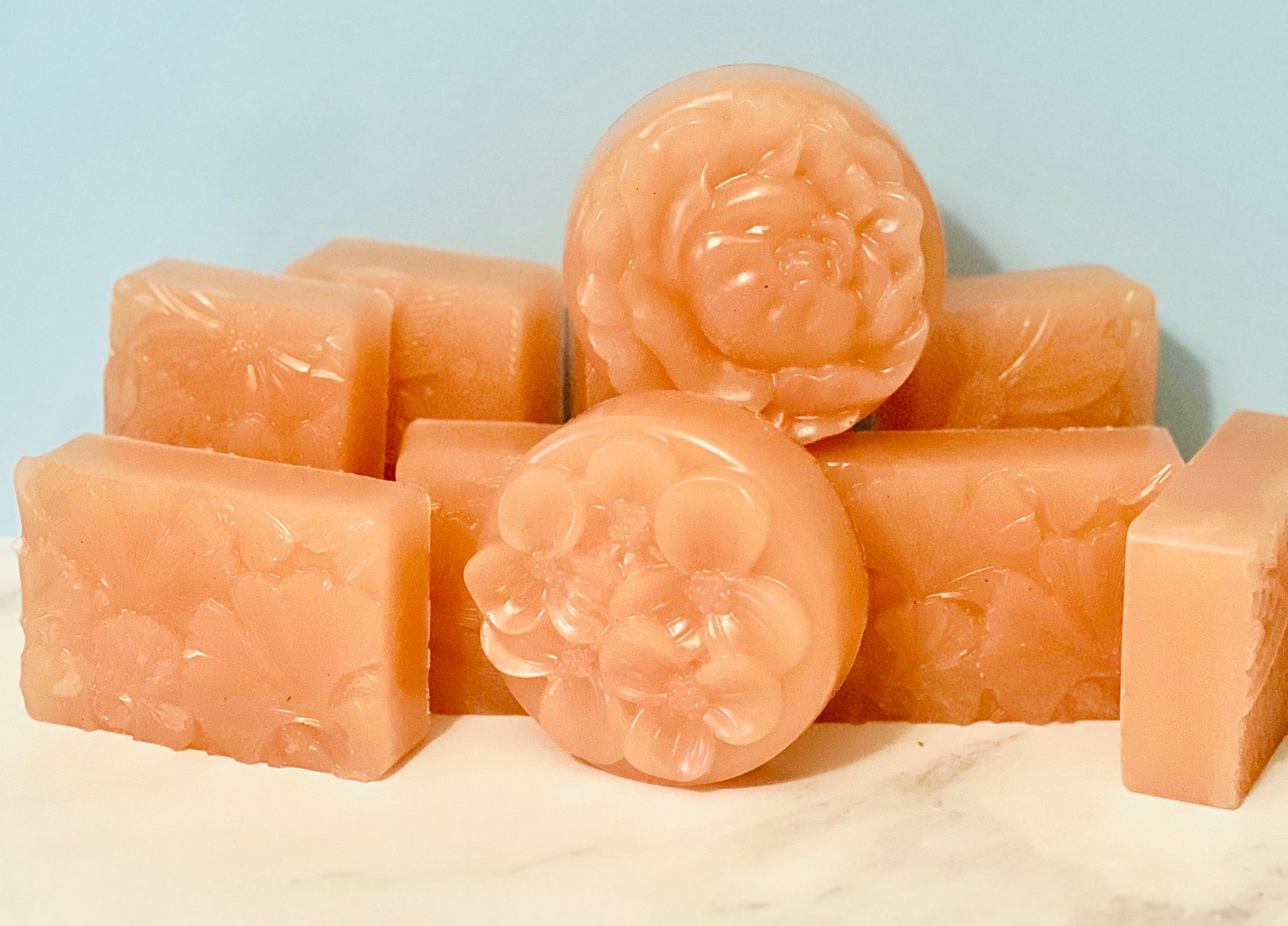 Summer Citrus Pink Clay GlycerinOrganic Soap